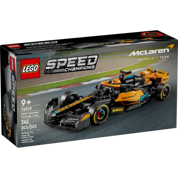 LEGO Speed Champions 2023 McLaren Formula 1 Race Car Toy for Play and Display, Buildable McLaren Toy Set for Kids, F1 Toy Gift Idea for Boys and Girls Ages 9 and Up who Enjoy Independent Play, 76919 - Image 3