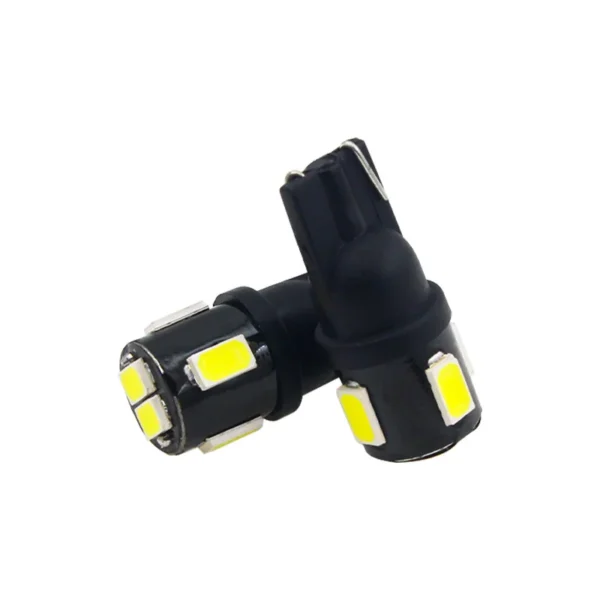 10PCS T10 W5W LED Car Door Bulb 3014 6SMD Clearance License Parking Boot Reading Interior Light 6000K 12V Auto Accessories - Image 3