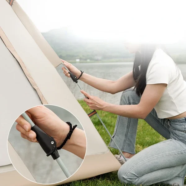 Automatic Tent 3-4 Person Waterproof Camping Tent Easy One-touch Tent Large Hall for Sun Shelter,Travel,Hiking - Image 3