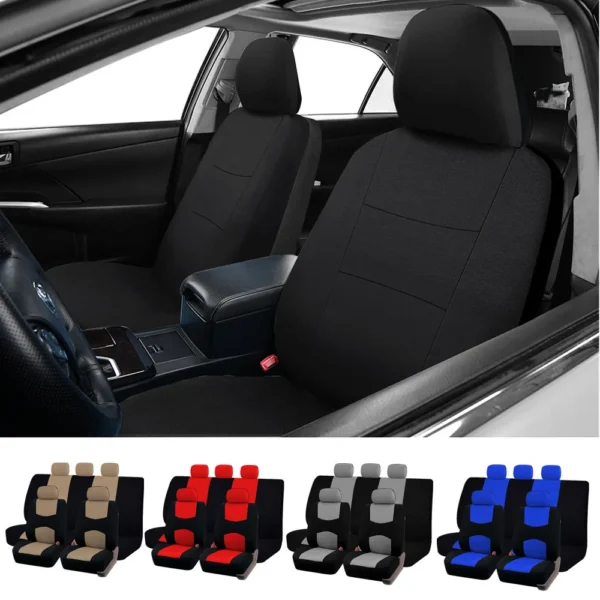 Universal Car Seat Covers for Driver and Passenger Seat Covers Auto Accessories Interior Car Seat Covers Protector Fit Most Car