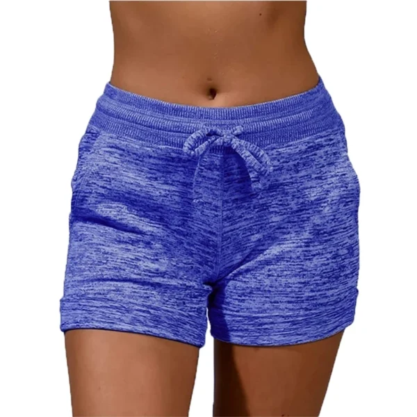 Trending Fashion Women's Solid Color Athletic Shorts Elastic Waist Sportswear Soft and Comfortable Gym Fitness Yoga Short - Image 6