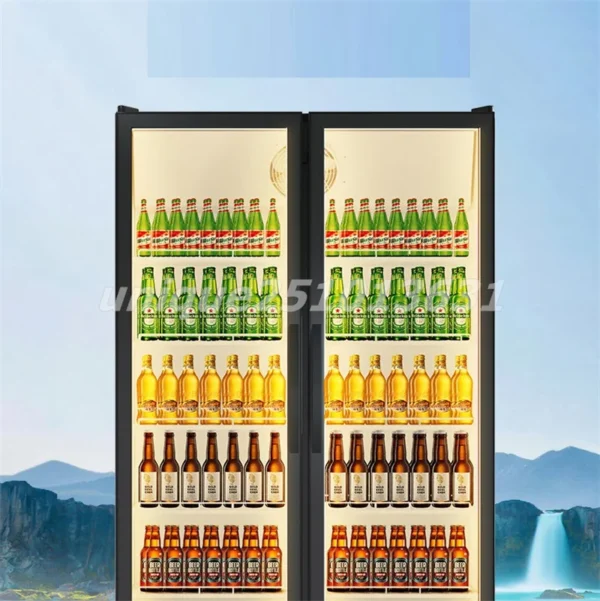 Commercial Large Capacity Quick Freezing Wine Cabinet Display Cabinet Showcase Refrigerators Beer And Beverage Cabinet - Image 2