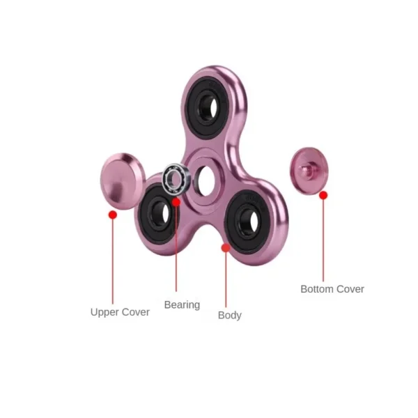 Fidget Finger Spinner Alloy Metal Hand Spinners Stress Relief Decompression Toys For Kids Adults Funny Gifts - Image 6