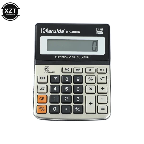 Portable Small Desktop Office Financial Calculator 8-digit Electronic Calculator with Sound Learning Office Supplies - Image 5