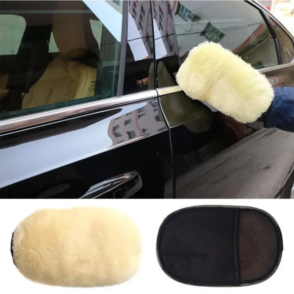 1/2pcs Soft Microfiber Wool Car Washing Glove Motorcycle Washer Cleaning Care Car Glass Brush Paint Waxing Polishing Tools - Image 3