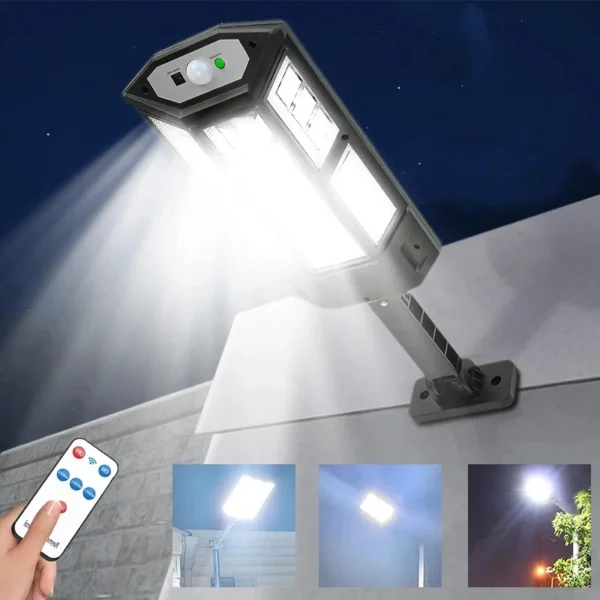 Irradiation 300㎡ 600LM Solar Lights Outdoor Sunlight Motion Sensor Light 3Modes Waterproof Garden Street Wall Outdoor Solar Lamp - Image 4