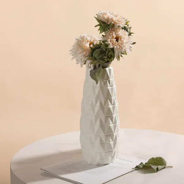 Plastic Flower Vase 1PCS Nordic Creative Flower Arrangement Simple Modern Home Decorations Ornaments For Flower Vases - Image 5