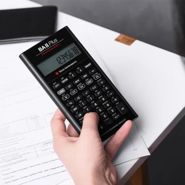 Texas Instruments Financial Calculator Ti BAII Plus Professional CFA/FRM Financial Accounting Bank Wealth Management Exam - Image 5