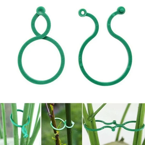 50pcs/100pcs Garden Clips Trellis for Vine Vegetable Tomato To Grow Upright Garden Plant Stand Tool Accessories Plant Support - Image 4