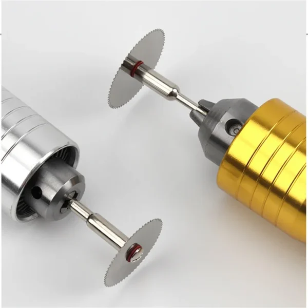 6PCS/Set Mini Circular Saw Blade Metal Discs Rotary Electric Grinding Cut Hand Tools Cutoff Mandrel Set Cutting Wood Power Drill - Image 3