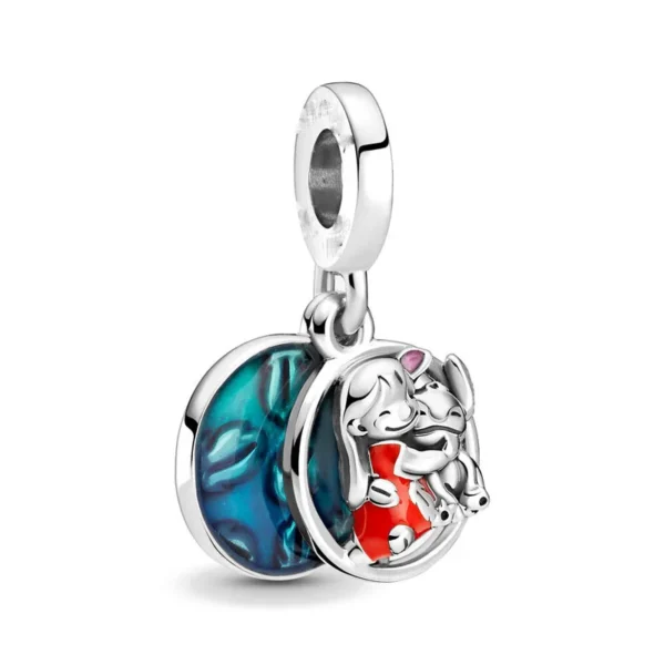 New 925 Silver Mouse Cartoon Apple Clip Princess Pendants Charms Beads Fit Original Pandora Bracelet DIY Jewelry For Women 2023 - Image 8