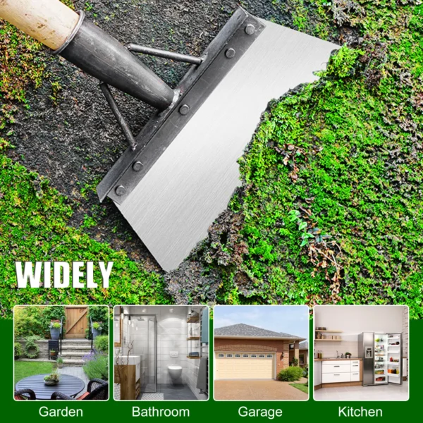 Garden Cleaning Shovel Gardening Tools Metal Weed Cleaning Shovel for Moss Multifunctional Outdoor Garden Shovel Farm Weed Tool - Image 6