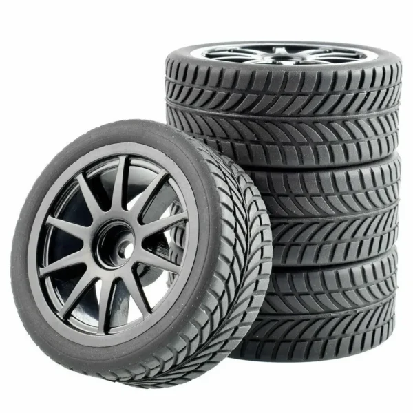 1/10 Onroad Touring Rc Car Wheel & Rubber Tires For Traxxas Nitro 4tec 4-tec 2.0 - Image 3