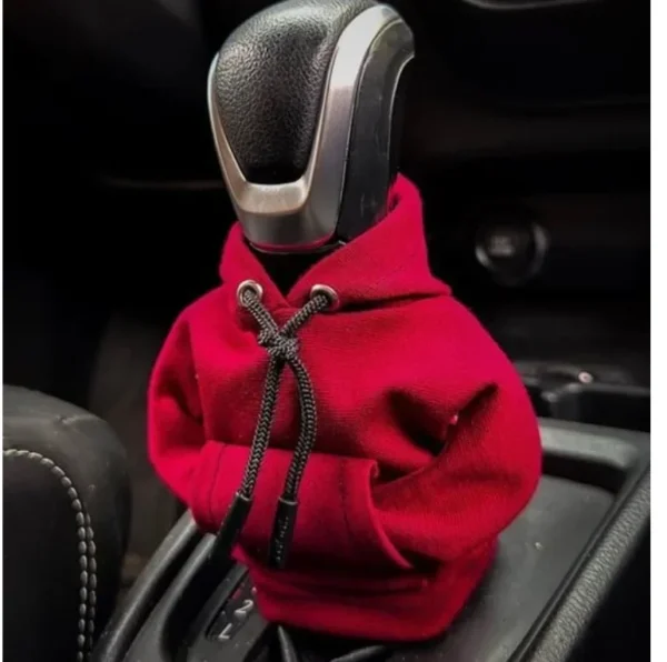 Auto Gear Shift Hoodie Cover Shift Cover Gear Handle Decoration Fits Manual Automatic Universal Car Shift Lever Interior Decor - Image 3