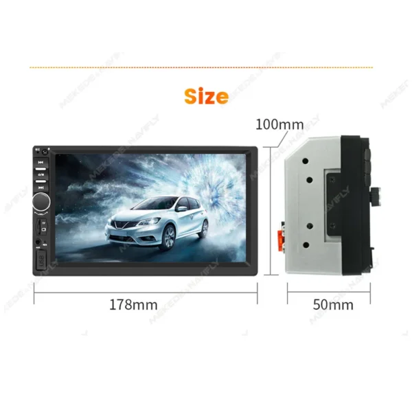 Navifly 7-inch HD Touch Screen ND3 Universal Car Radio 2 Din Central Multimedia Automotiva BT Stereo Audio Intelligent Systems - Image 3