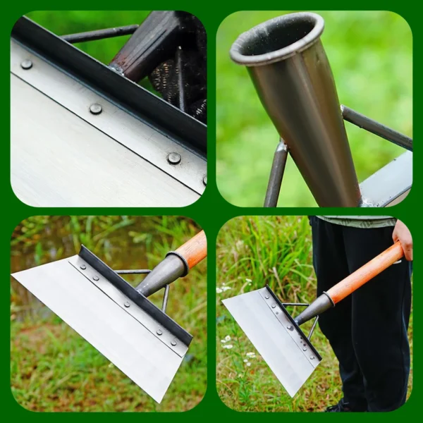 Garden Cleaning Shovel Gardening Tools Metal Weed Cleaning Shovel for Moss Multifunctional Outdoor Garden Shovel Farm Weed Tool - Image 3