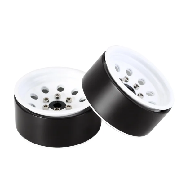 Metal 1.9" Beadlock Wheel Rims 3 Style for 1:10 RC Crawler Car Axial SCX10 90046 TRX4 Redcat GEN8 - Image 2