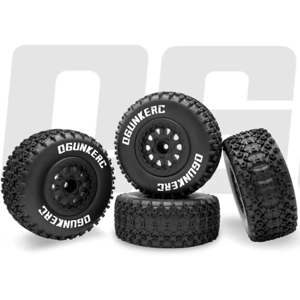 4PCS RC Tires for 1/10 Short Course Truck Tires for Traxxas Slash 4x4 2WD HSP Tamiya HPI Kyosho Redcat AXIAL RC4WD Model Car - Image 6