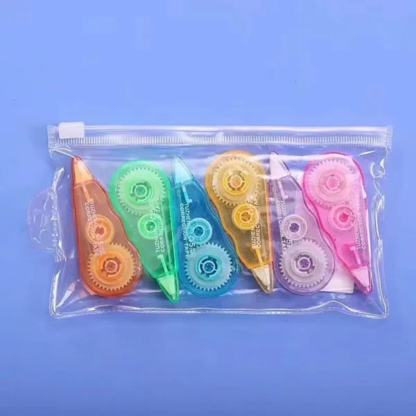 6pcs/Set Cute Kawaii Macaron Correction Tape Altered Tools School Office Corrector Stationery Gifts Kids Sweet Novelty Supplies - Image 5