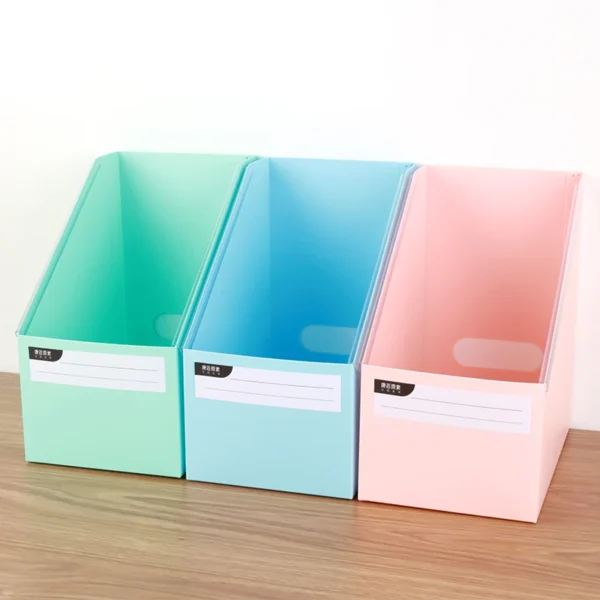 Student Foldable Desktop Books Sorting Storage Box A4 Size Office Stationery For Various Functions - Image 3