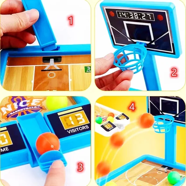 Kids Finger Basketball Game Desktop Toy Ball Mini Shooting Machine Indoor and Outdoor Interactive Games Educational Sport Toy - Image 3