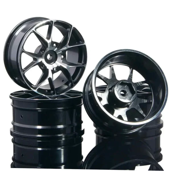 4pcs 1/10 Onroad Drift Rc Car Aluminium Wheels Ris For Tamiya tt01 tt02 Hpi Sprint2 - Image 2