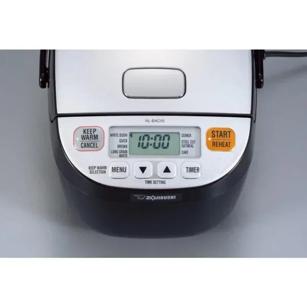 612252-NL-BAC05SB Micom Rice Cooker and Warmer, Silver Black - Image 2