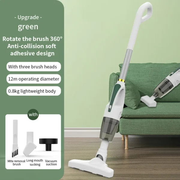 Household Home Car Wireless Handheld Electric Dust Cleaning Vaccum Hand Held Sweeper Vacuum Cleaner Home Rechargeable - Image 6