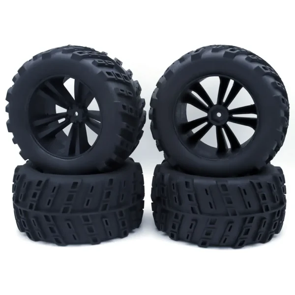 ZD Racing 4PCS 1/10 Monster truck wheels tires 120 mm 125 mm Tires Wheels Buggy for for 1:10 RC Car Crawler Traxxas Scx10 HSP - Image 2