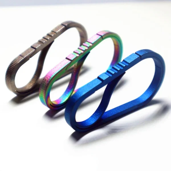 Titanium Alloy Carabiner Keychain, Fast Hang Tools, Key Holder, Sport Outdoor, Ring Travel Kits - Image 2