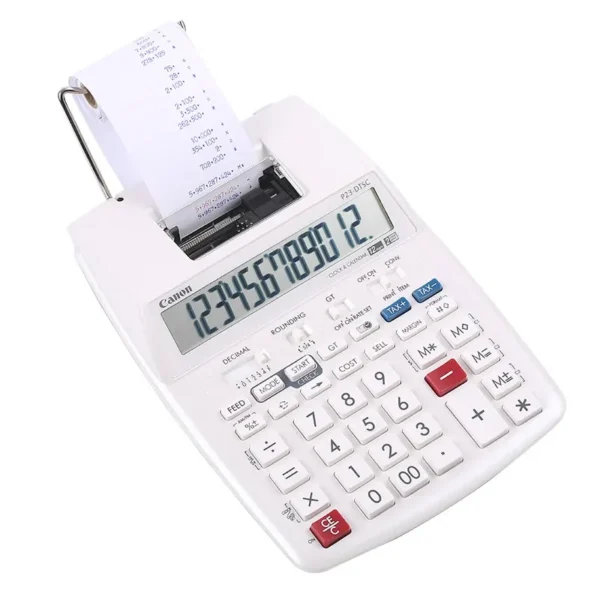 Canon P23-Dhv G Print Calculator Paper Output Calculator Bank Accounting Financial Printing Computer Leather Line Coding Machine - Image 5