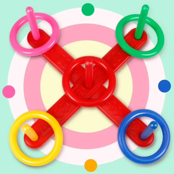 Ring Throwing Game Parent-child Interactive Activity Outdoor Fun Sports For Kids School Montessori Toys Coordinate Skill - Image 2