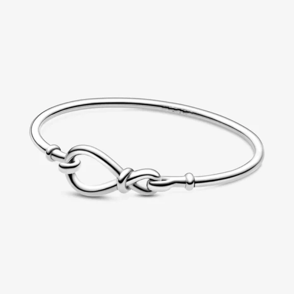 925 Silver Heart Snake Chain Bracelet For Women Infinite Knot Butterfly Infinity Clasp Femme Bracelet Bangles Luxury Jewelry - Image 6