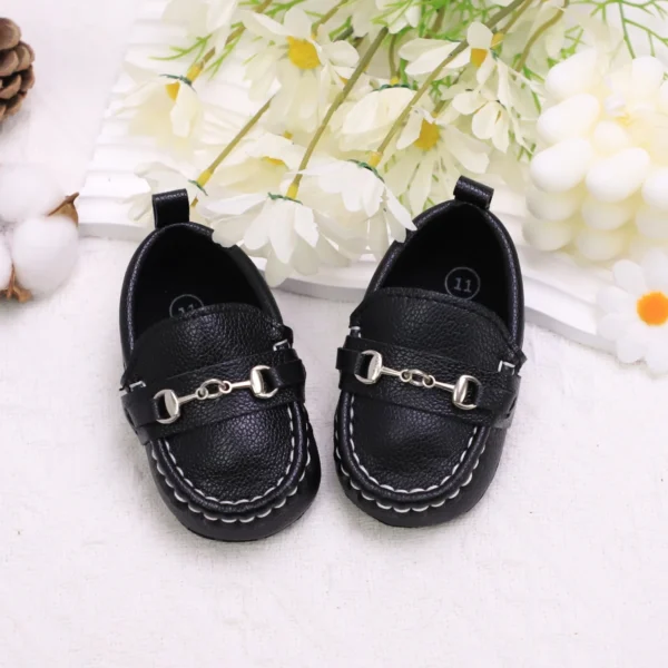 Casual Slip On Low Top Loafer Shoes For Baby Boys, Lightweight Comfortable Non Slip Flat Shoes For Indoor Outdoor Walking, Sprin - Image 5