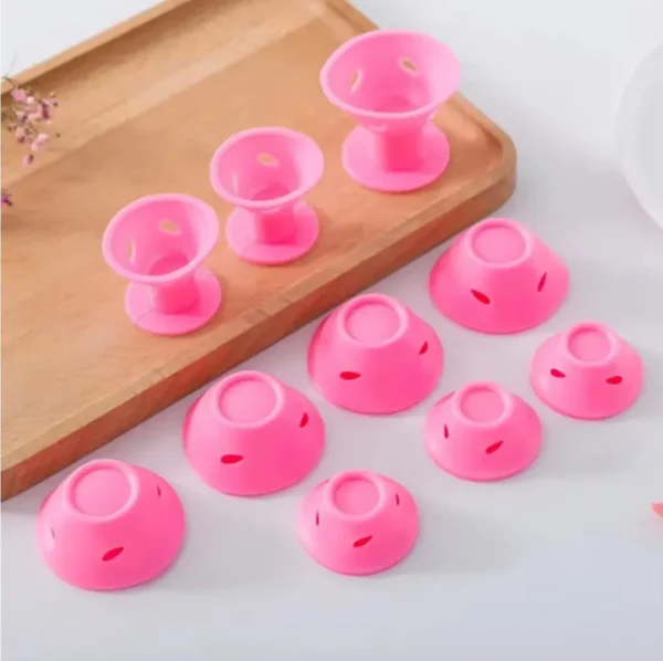 10/20pcs Soft Rubber Hair Curlers Silicone Heatless Hair Rollers Clips No Hurt Hair Rollers Hairdressing DIY Hair Styling Tools - Image 5